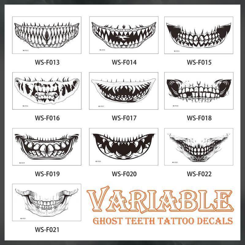 Halloween Tattoo Makeup Sticker